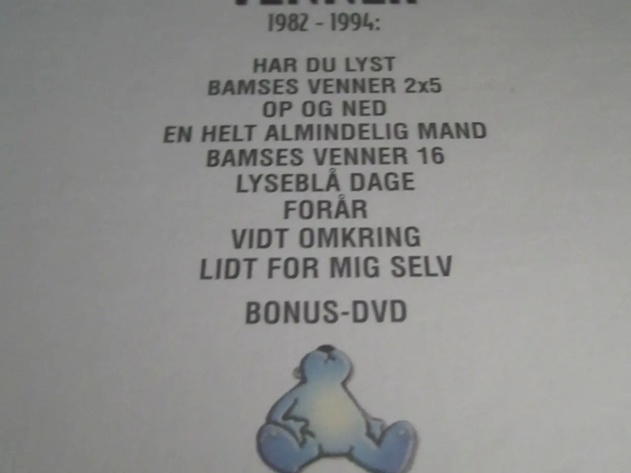 Billede 2 - BAMSES VENNER. 1982- 1994.