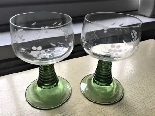 2 flotte Rømerglas