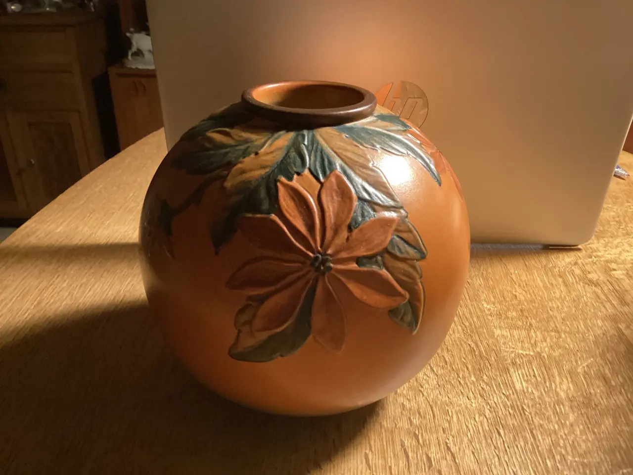 Billede 1 - Stor Rund Vase Ibsen enke