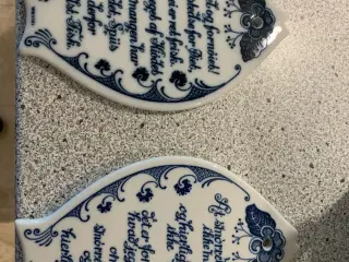 Porsgrund vægplatter 2 stk.