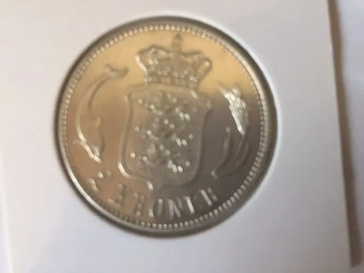 Billede 2 - 2 krone 1916 Sølv