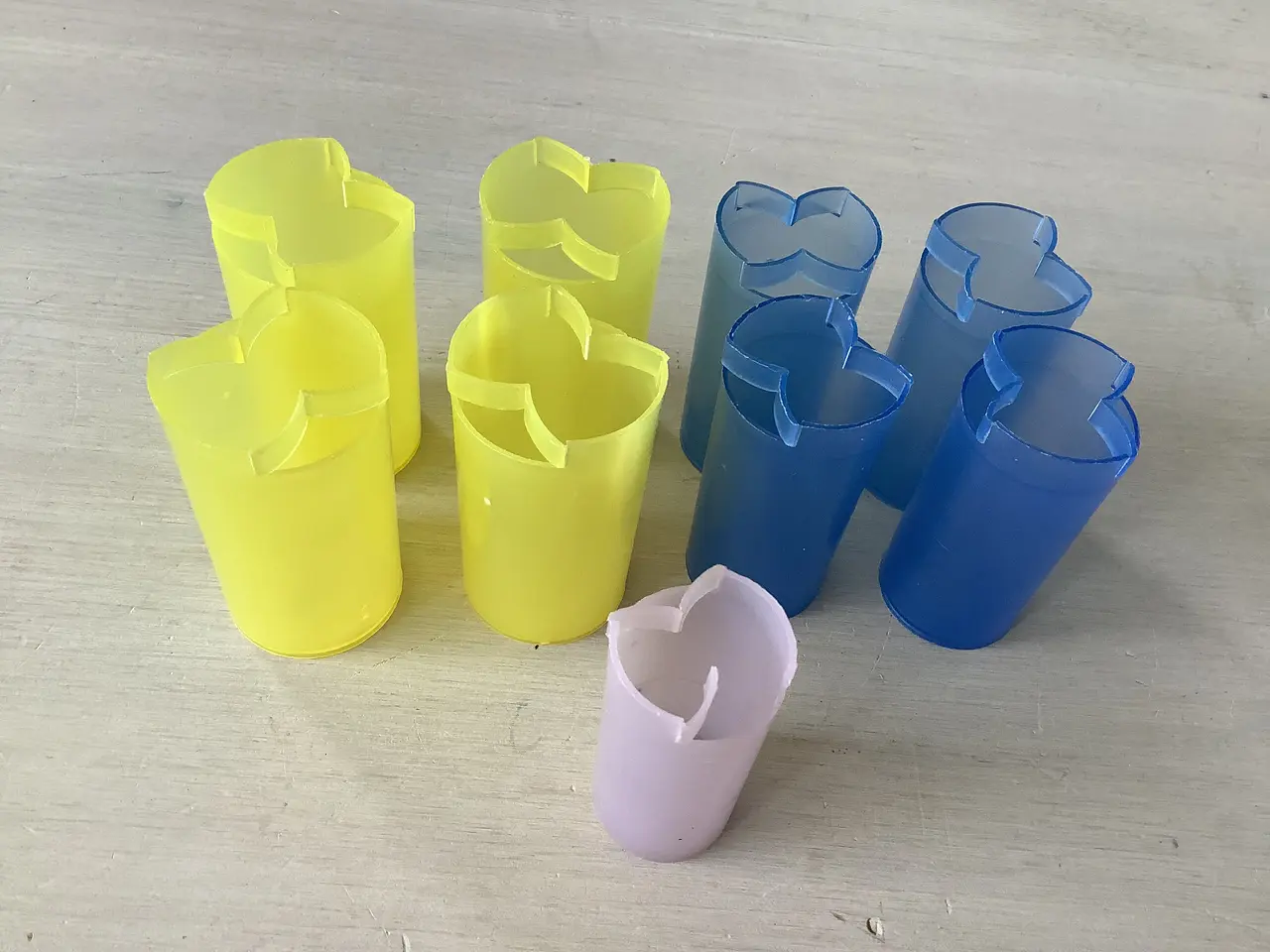 Billede 3 - Plastik bøtter til mønter