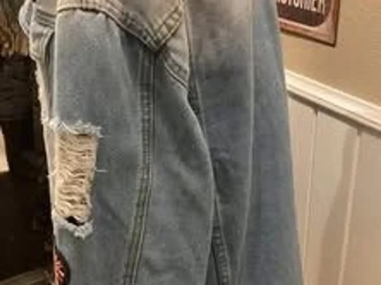 Billede 2 - Smart cowboyjakke med påsyede badges