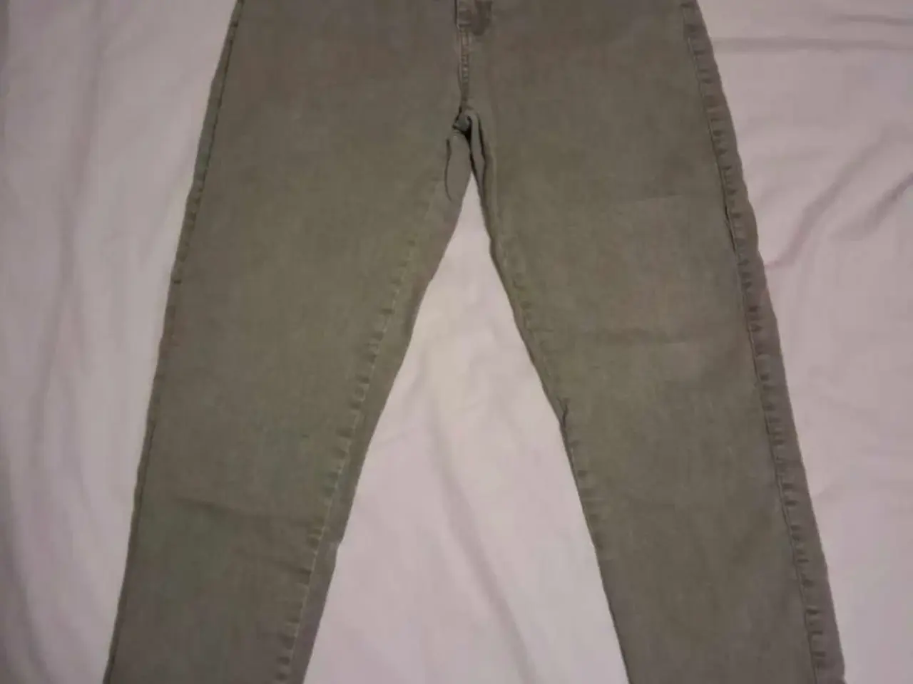 Billede 1 - 158/164, grågrønne Zara Bukser