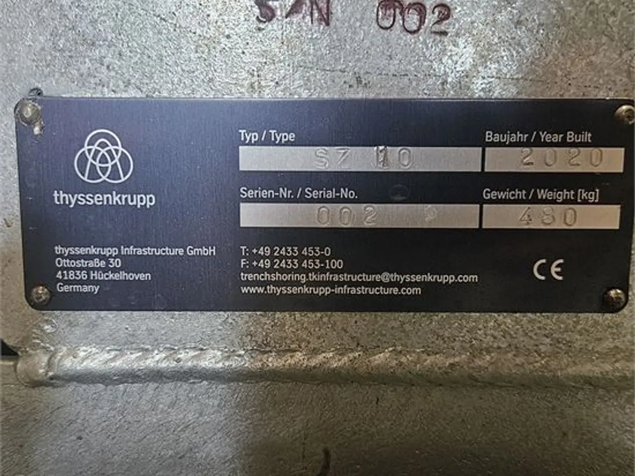Billede 16 - Thyssen Krupp SZ 10 - Hydraulic pipe pulling machine / pipe joining machine - New