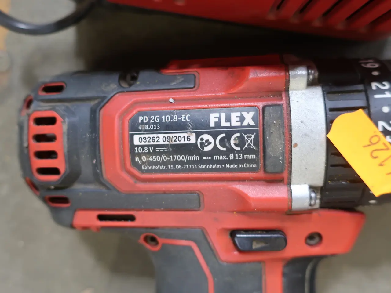 Billede 3 - Slagboremaskine FLEX PD 2G 10.8-EC med 1 batteri og 1 lader