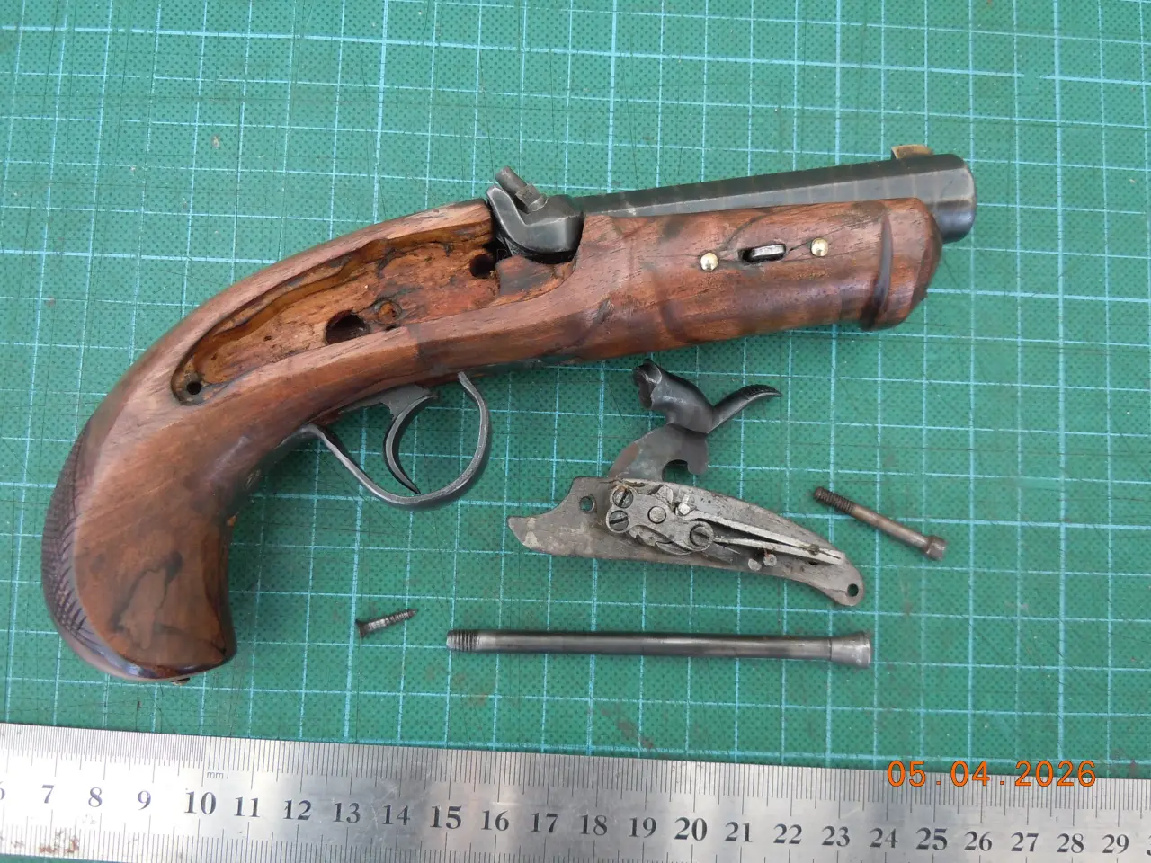 Billede 5 - Deringer forladepistol. Robert R. Hall