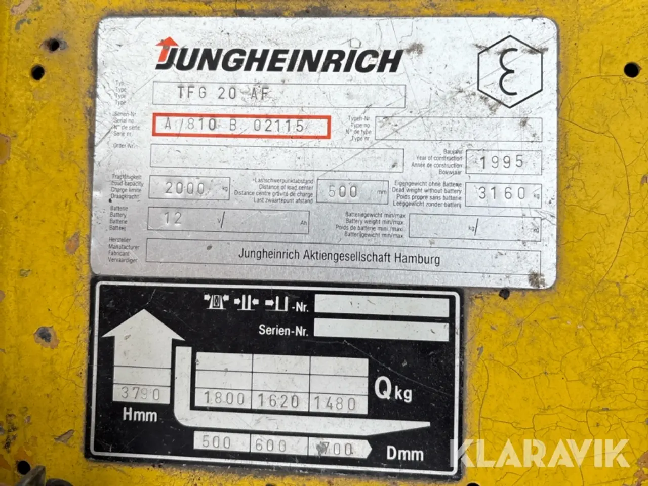 Billede 9 - Gaffeltruck Jungheinrich TFG 20 AF - Gas