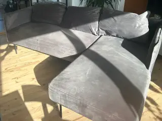 Sofa med chaiselong