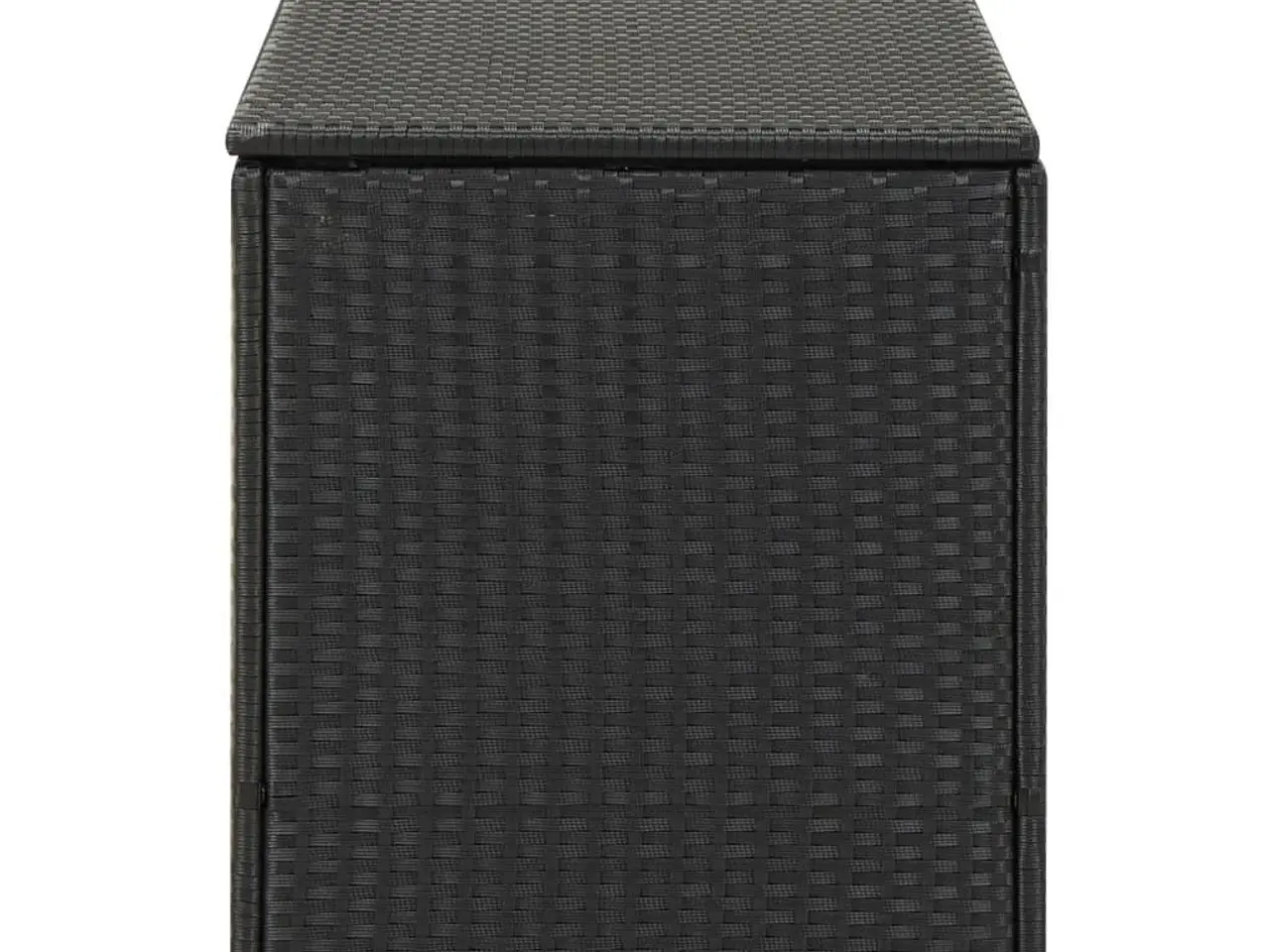 Billede 6 - Opbevaringskasse til haven 200 × 50 × 60 cm - polyrattan, sort