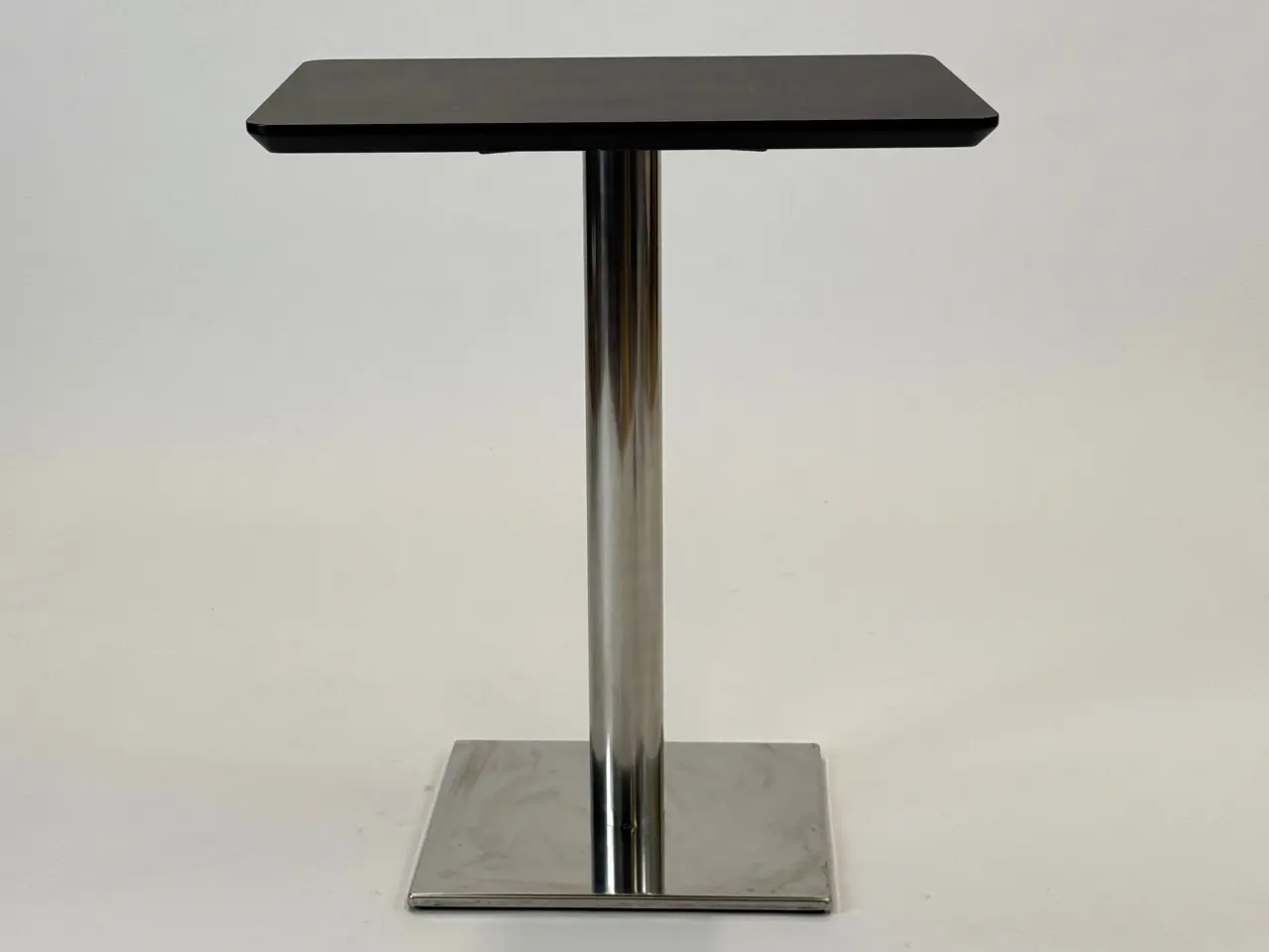 Billede 3 - Pedrali Inox Bord – Sort med Krom Stel 50x65x75 cm