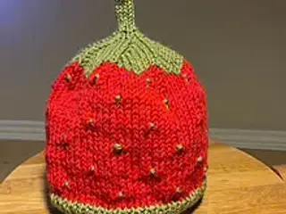 Jordbær 🍓 hue uld