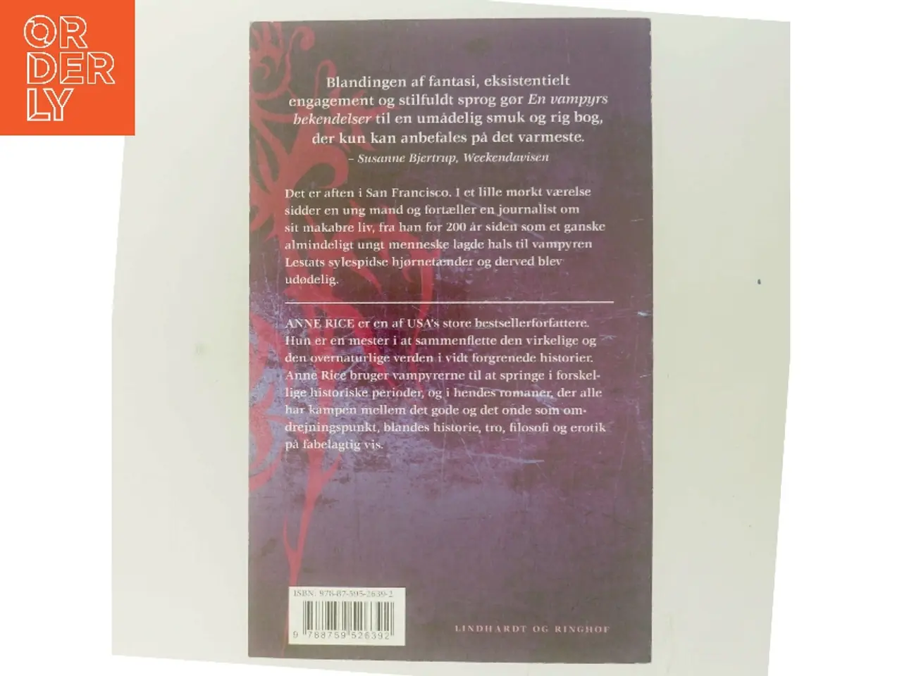 Billede 3 - En vampyrs bekendelser : roman af Anne Rice (Bog)