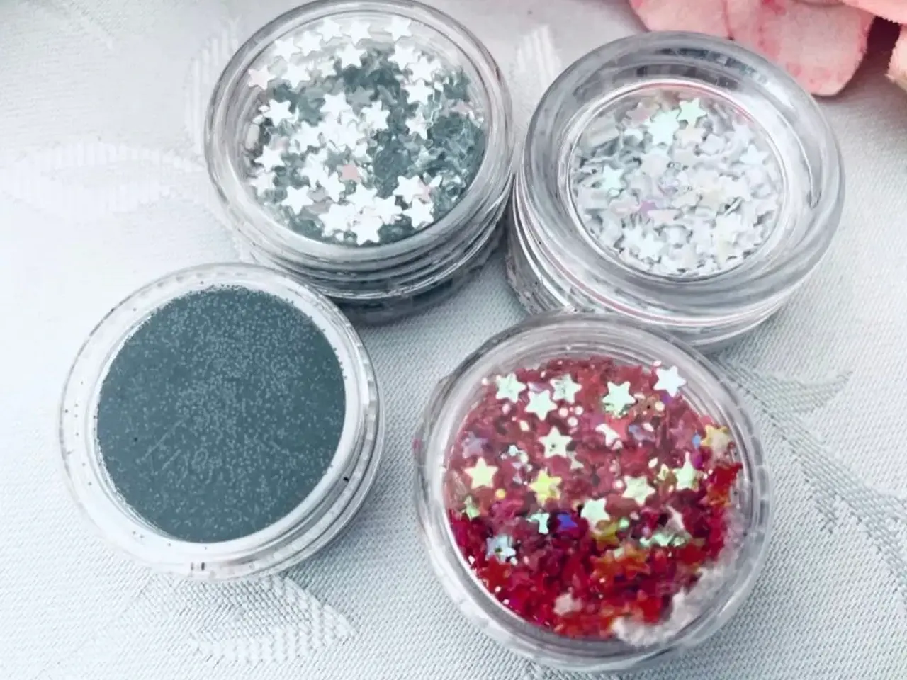 Billede 1 - Glimmer, bling, stjerner til hobby