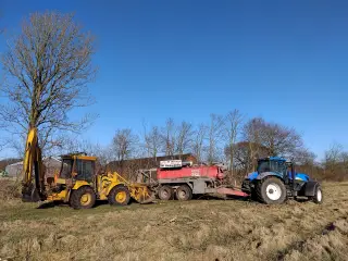 Søger 100cm skovl med hydrema skifte