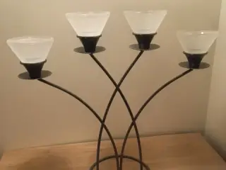 Adventsstage metal og glas , Julepynt,