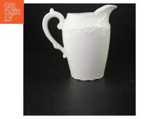 Porcelænskande med blomstermotiv