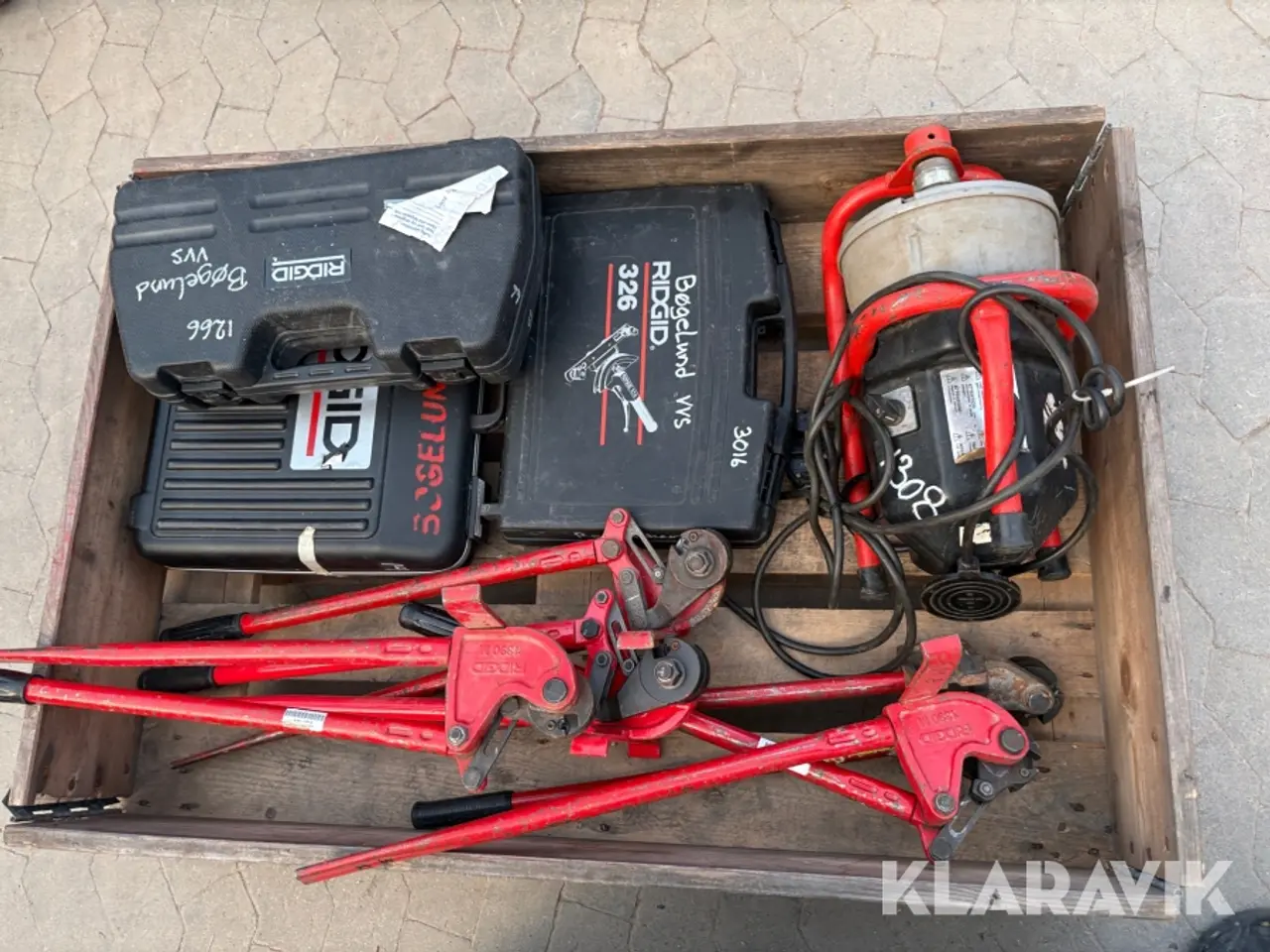 Billede 3 - Assorteret værktøj Ridgid - 1 palle