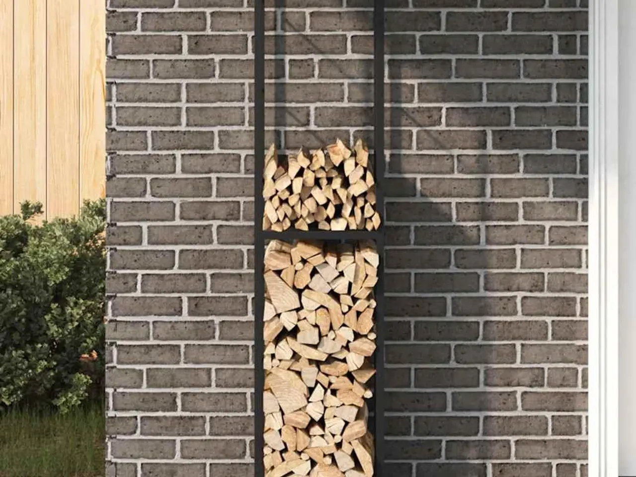 Billede 3 - Brændestativ 50 x 30 x 209 cm i sort stål