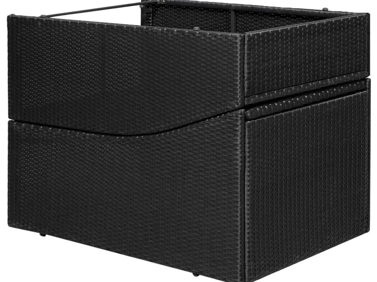 Billede 4 - Liggestol med hynde polyrattan sort
