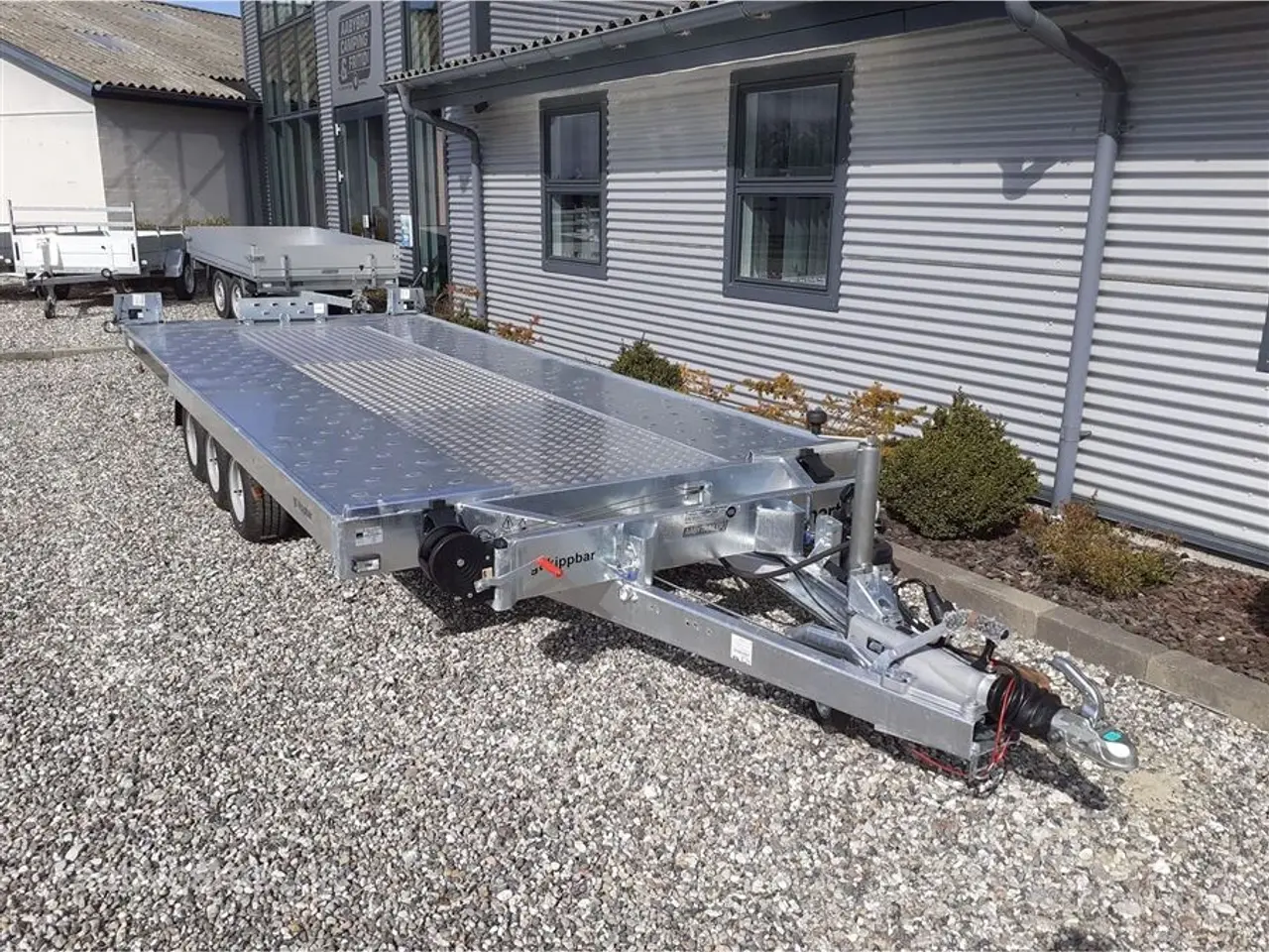 Billede 3 - 0 - Martz Autotrailer GT 480 3 akslet 3500 kg Top Professionel Autotrailer fra Martz med opkørsels vinkel på kun 11 grader til Skarp Pris