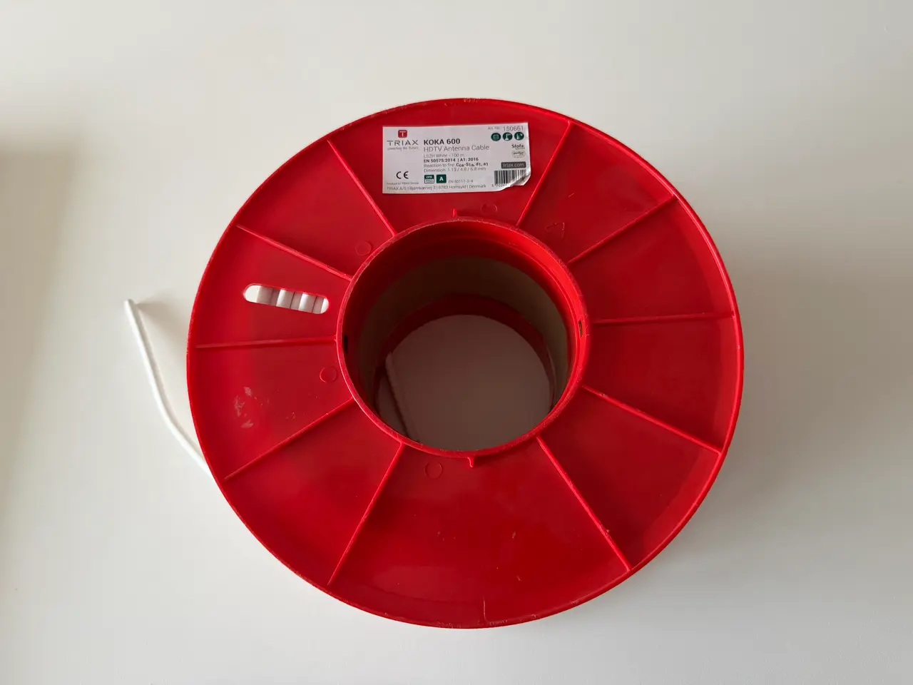 Billede 7 - Antennekabel, CAVEL DG135OHW, 80 m.