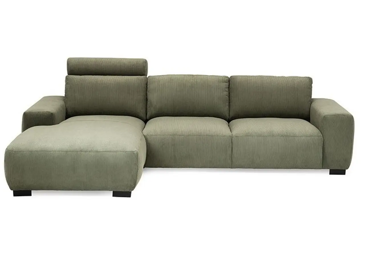 Billede 1 - Hjort Knudsen Aarhus Chaiselong sofa venstrevendt Fløjl