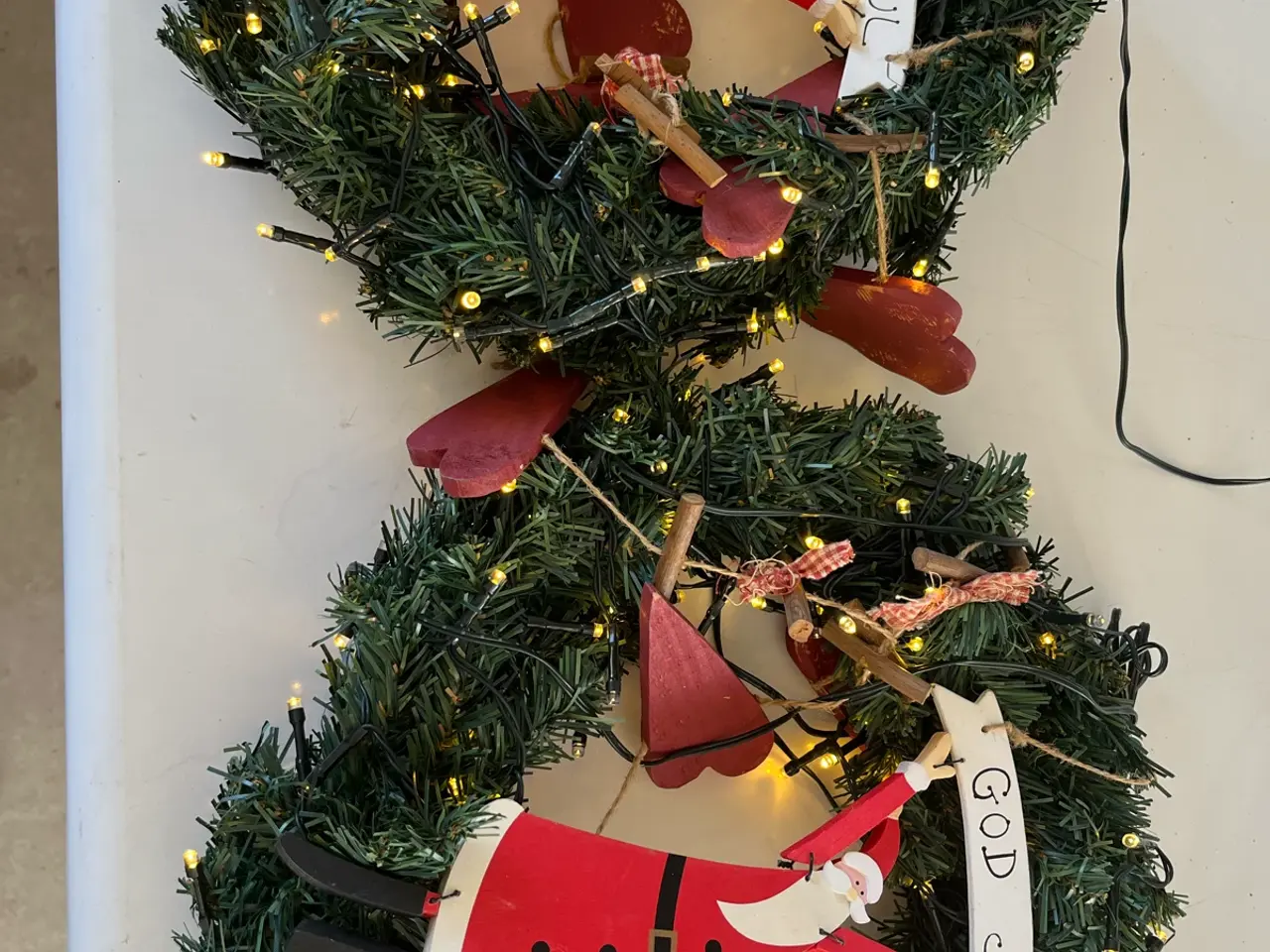 Billede 1 - Kunstig Julekrans