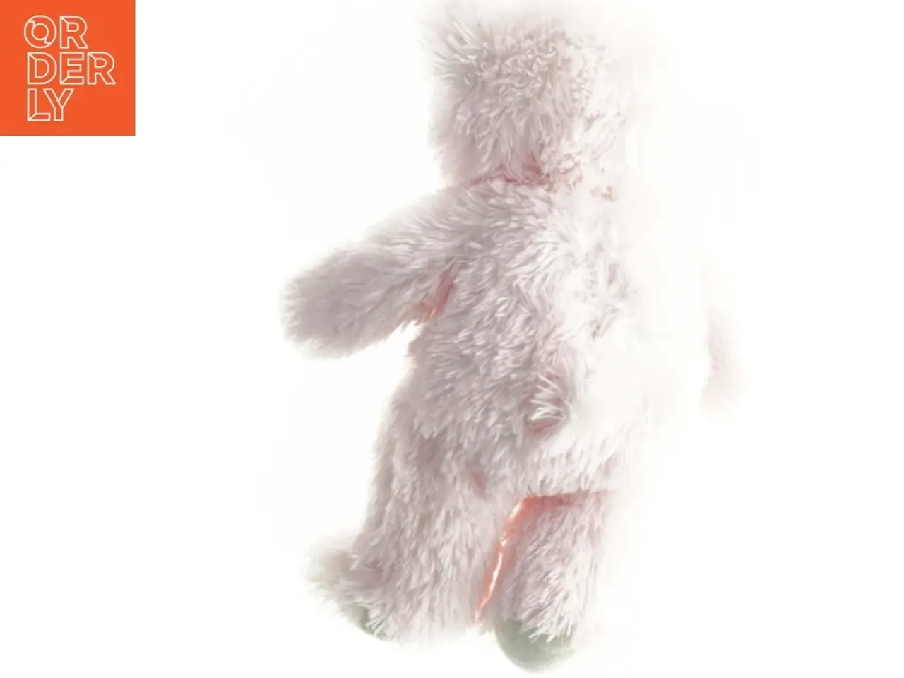 Billede 2 - Builder Bear . Lyserød tøjdyrbamse (str. Længde. 37 cm)Bamsen har været i bad 🩷