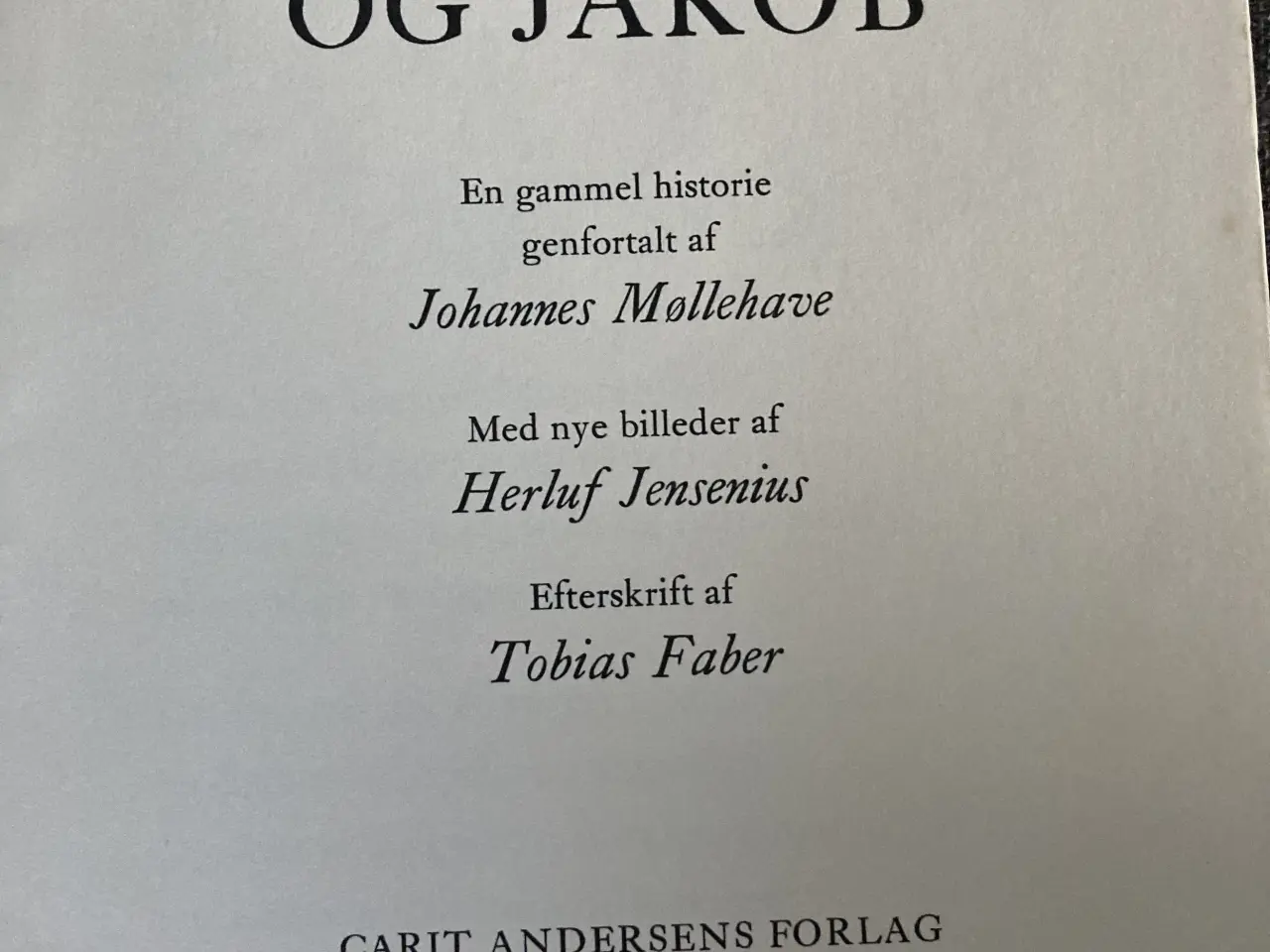 Billede 2 - Bog: Abraham, Isak og Jakob