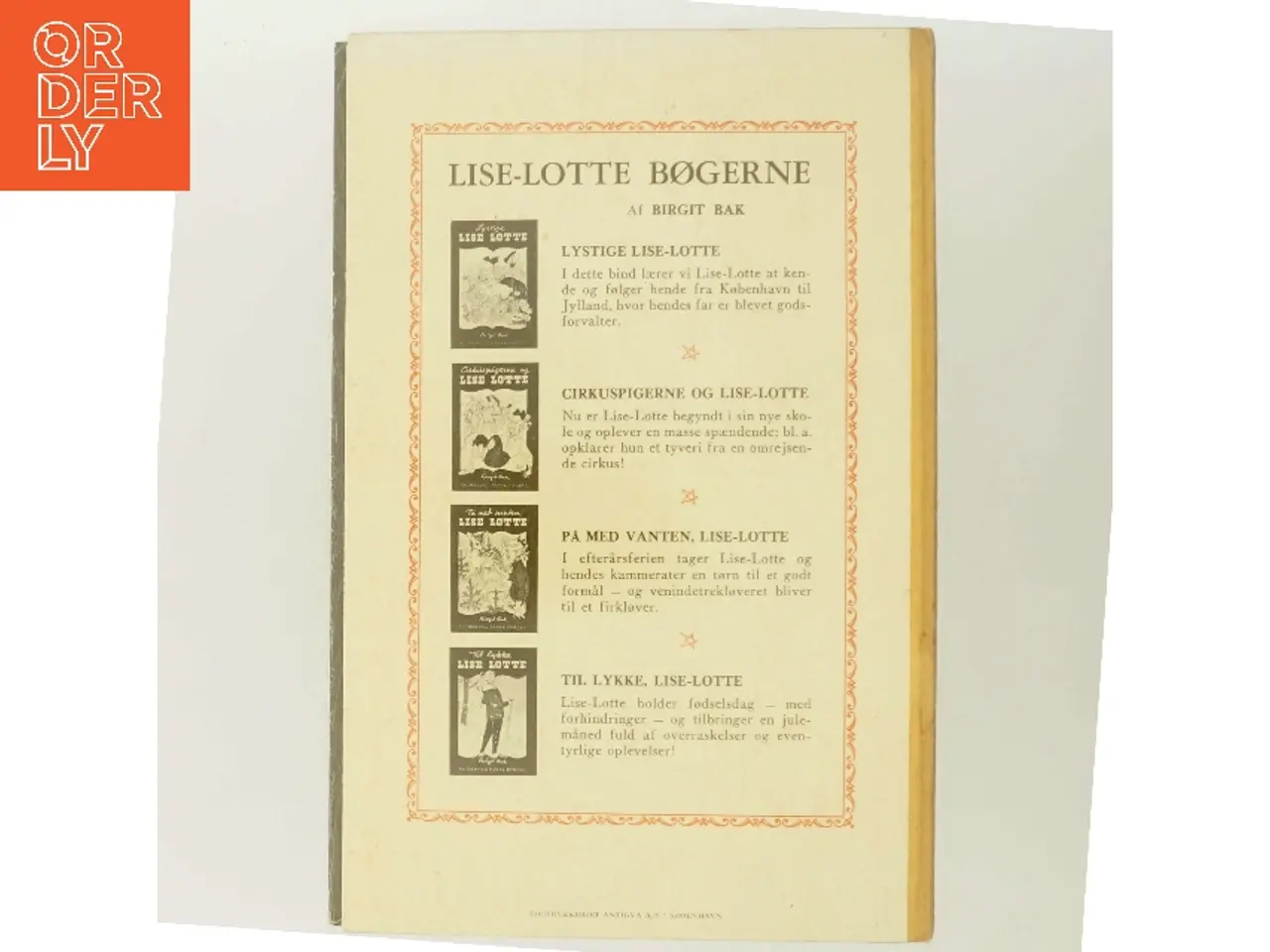 Billede 3 - Til lykke Lise-Lotte af Birgit Bak (Bog)