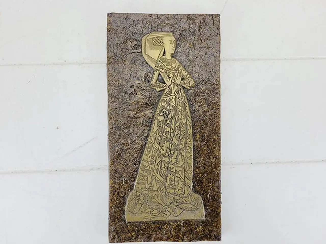 Billede 1 - Kunstgenstand Westminster Abbey messingindgraverig
