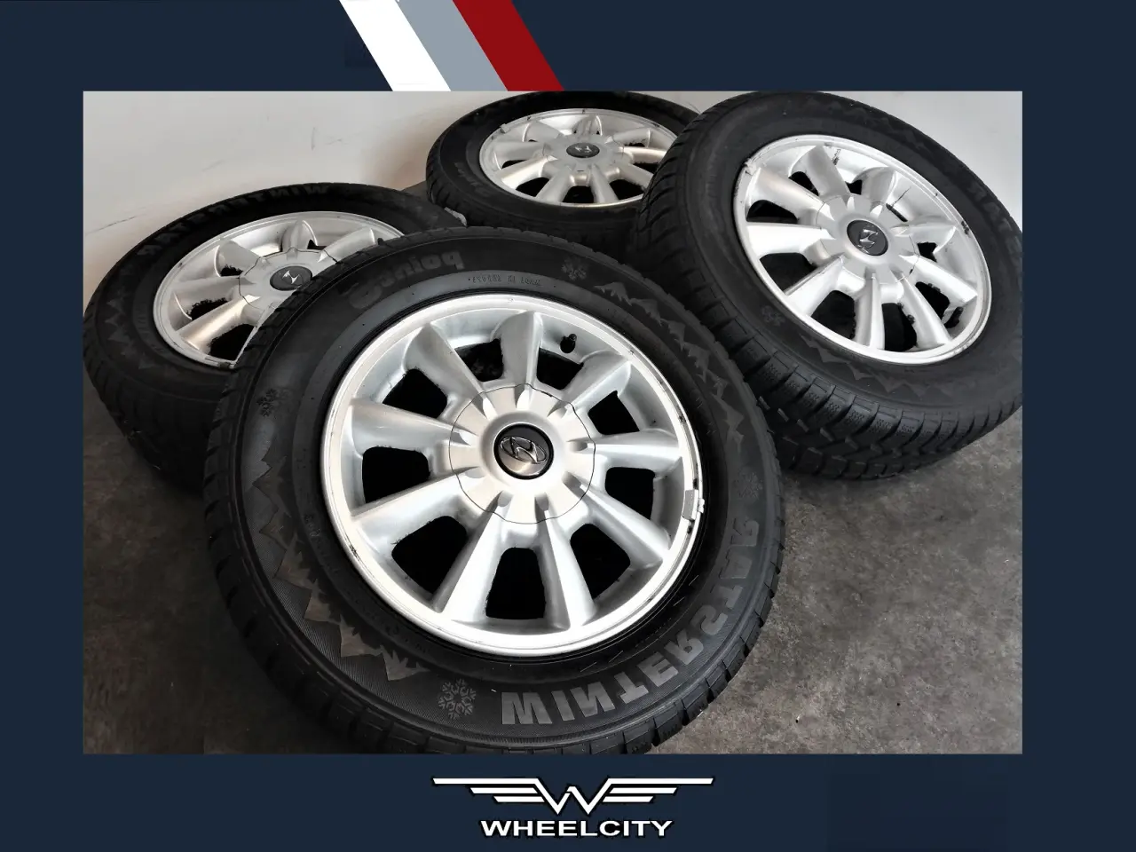 Billede 1 - 4x114,3 15" ET47 Hyundai vintersæt