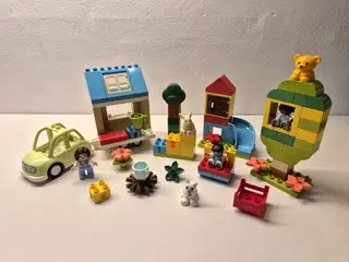 Duplo Familiehus på Hjul NR10986 med ekstra