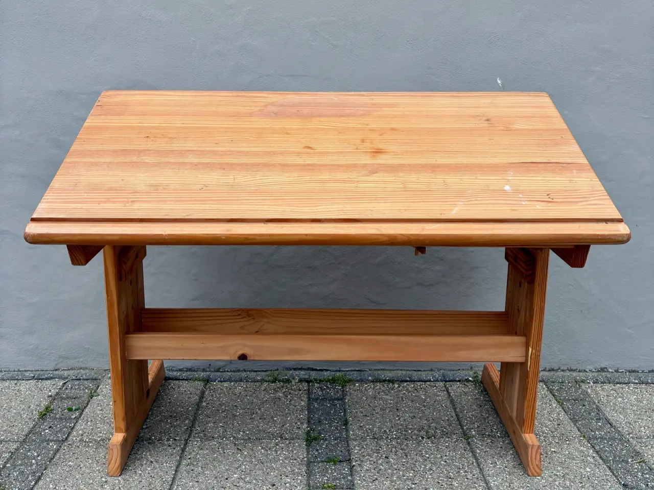 Billede 3 - SOLGT Fyrretræ arkitektbord/arbejdsbord