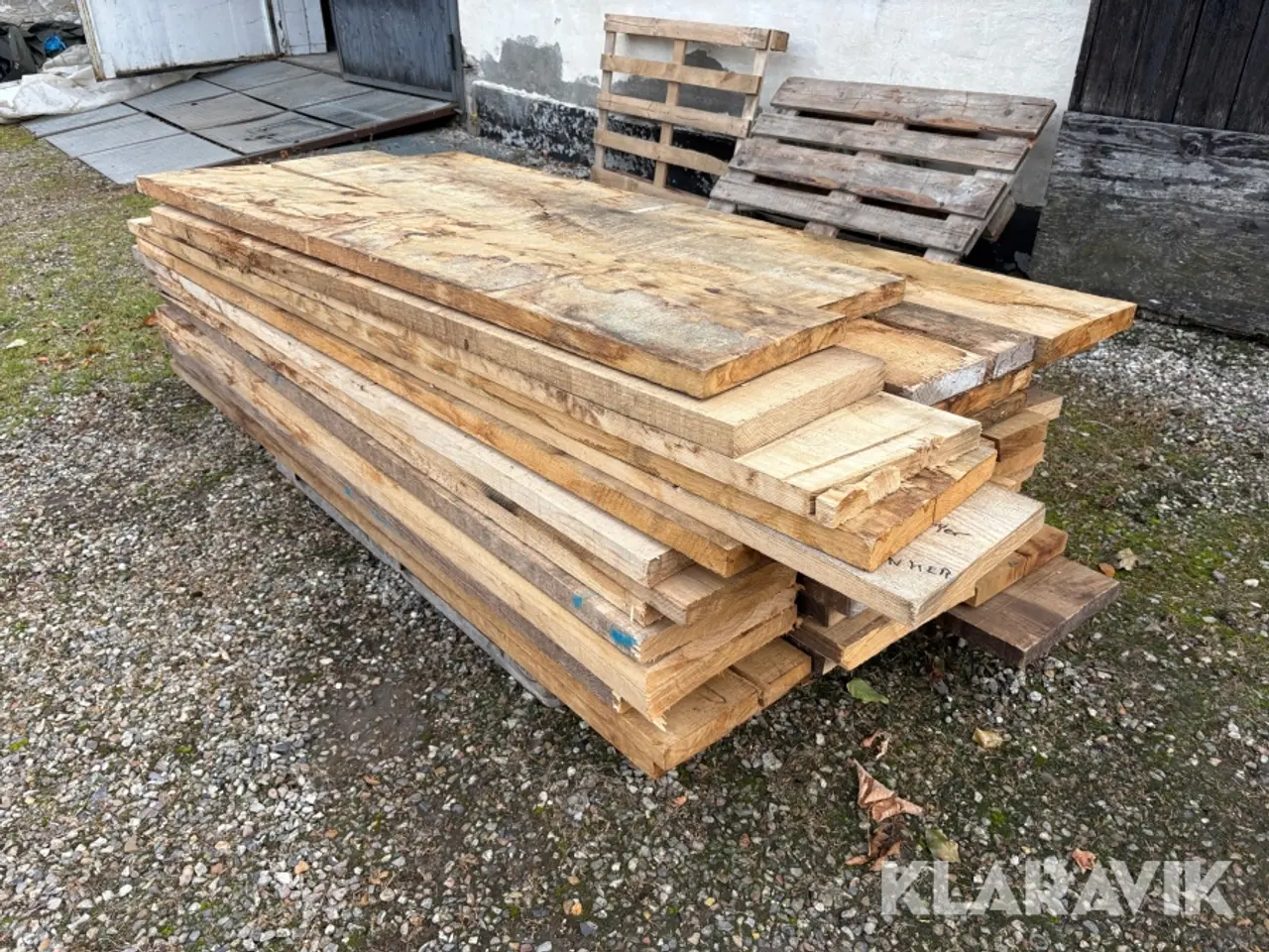 Billede 5 - Planker i eg og ask 37 Styk