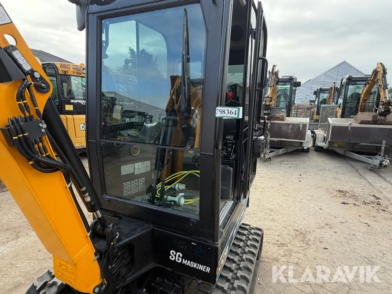 Billede 10 - Gravemaskine JCB 19C-1E elektrisk med 120 cm planerskovl