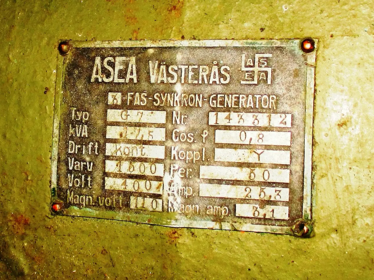 Billede 2 - Generator står i Sverige