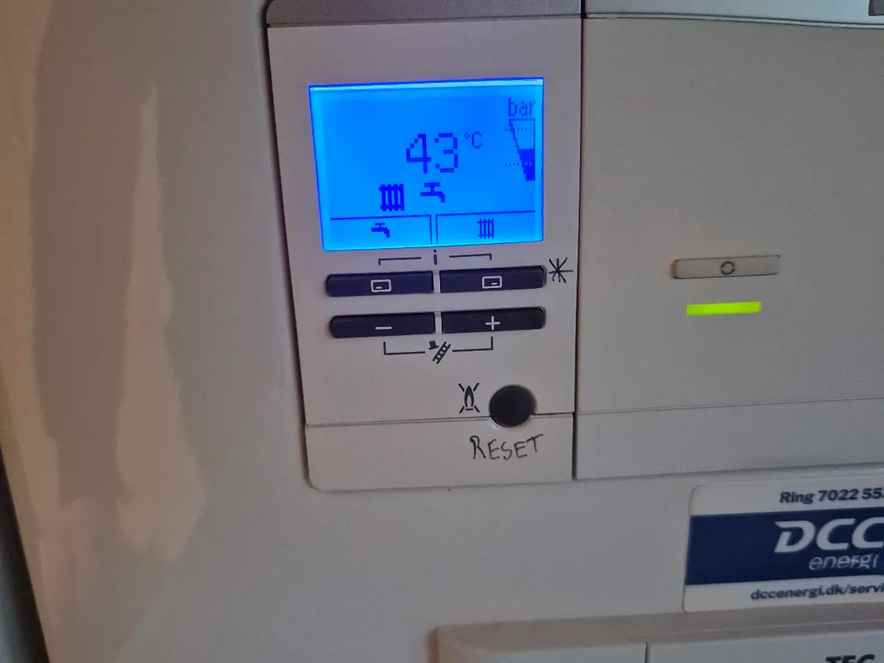 Billede 1 - Vaillant gasfyr vc dk 156/5 med varmtvandsbeholde
