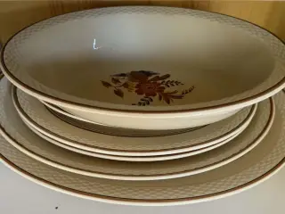 Aluminia Knud serveringsfade og -skål