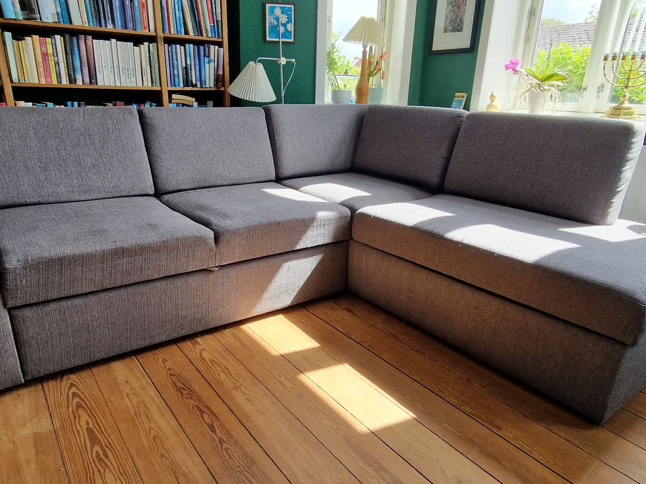 Billede 1 - Hjørnesofa med chaiselong