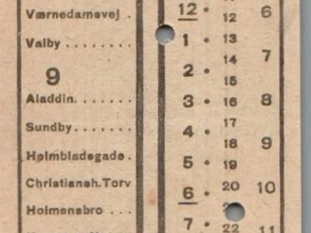 Billede 1 - Københavns Sporveje - 10 Øre - Omstigning