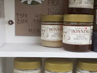 Honning fra egen bigård på Nordfyn
