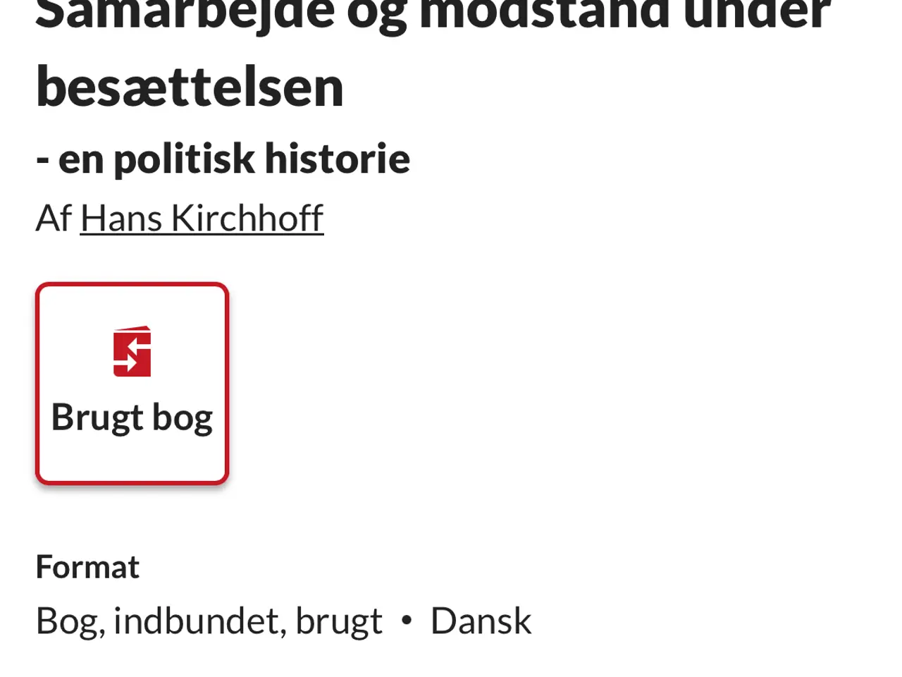 Billede 7 - Kirchhoff, Hans "Samarbejde og modstand"