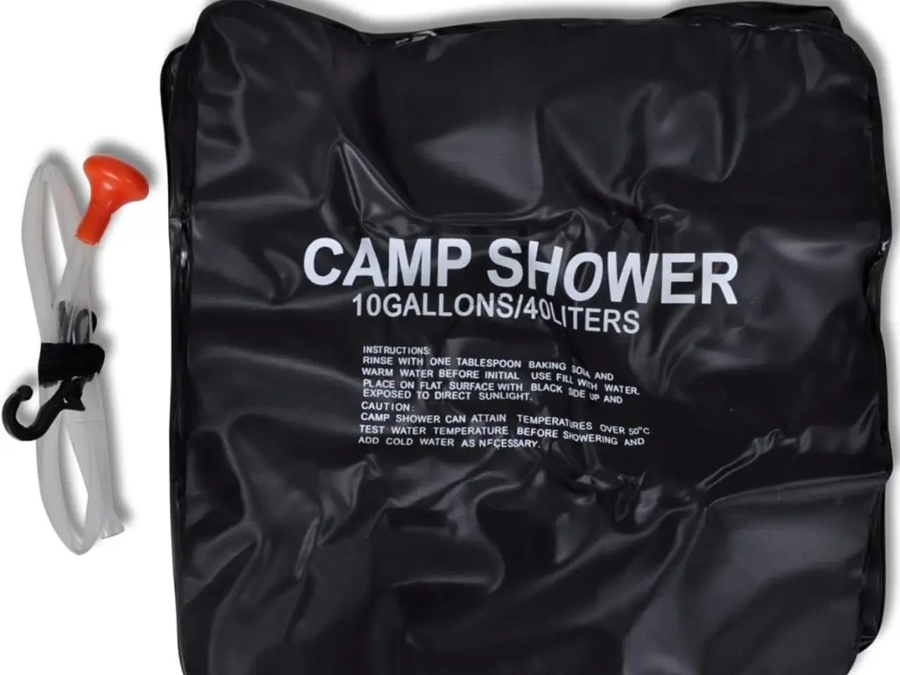 Billede 2 - Solopvarmet campingbruser 40 l - foldbar udendørs bruser
