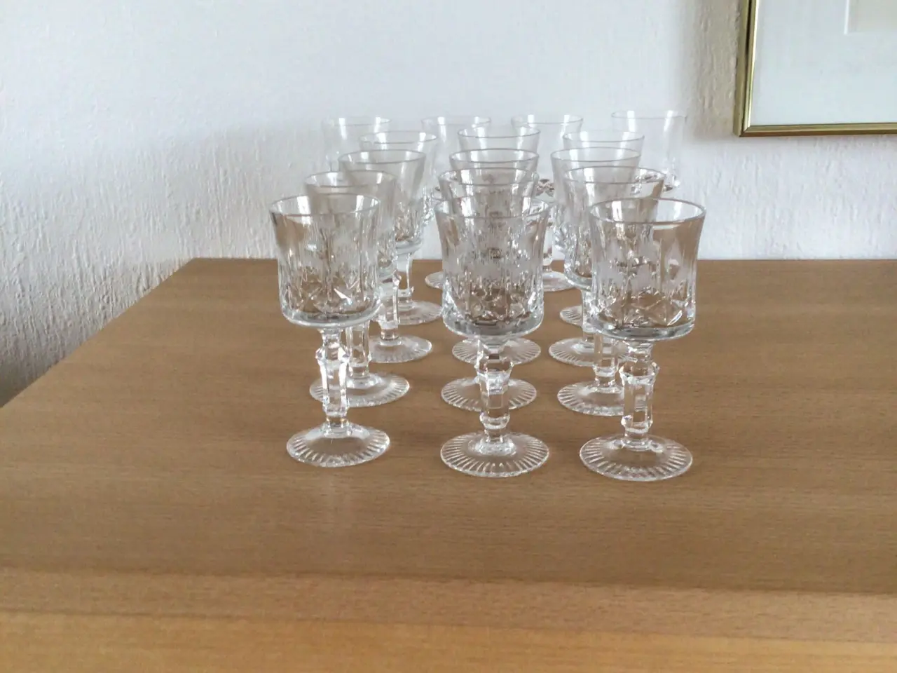 Billede 2 - Offenbach krystalglas, snapseglas fra lyngby
