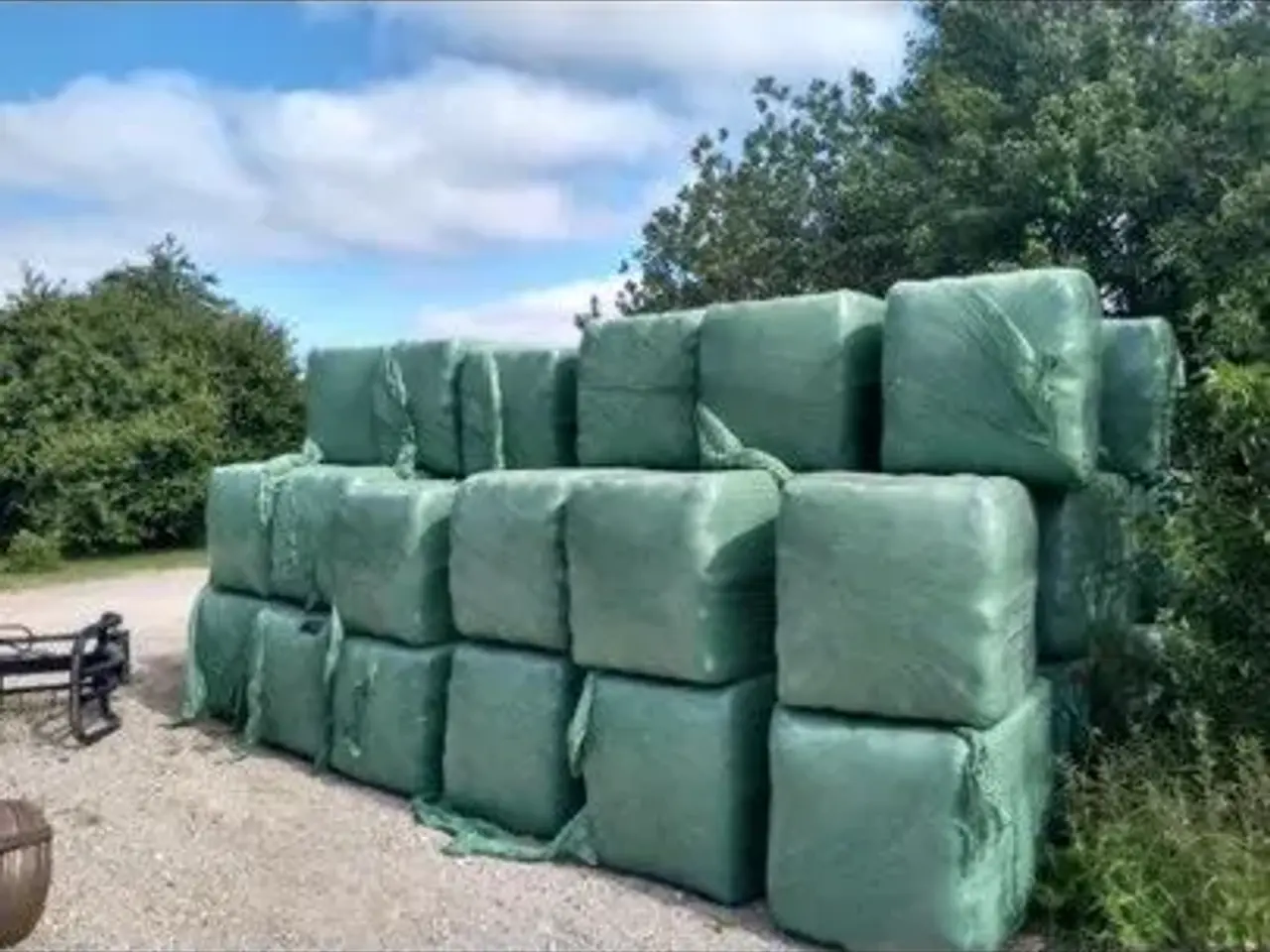 Billede 2 - salg af tørt wrap og indpakket hø,