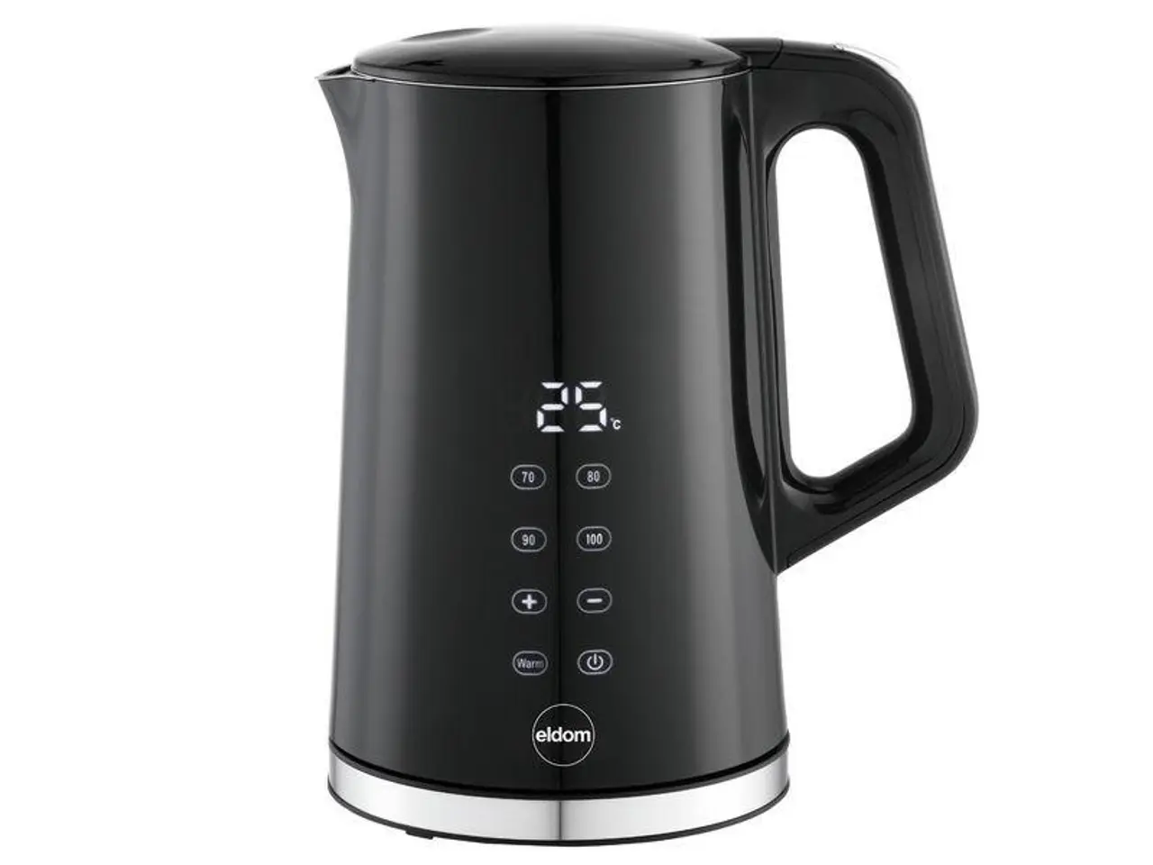 Billede 1 - ELDOM C540 Jetty ledningsfri elkedel med temperaturkontrol 1,7 l sort