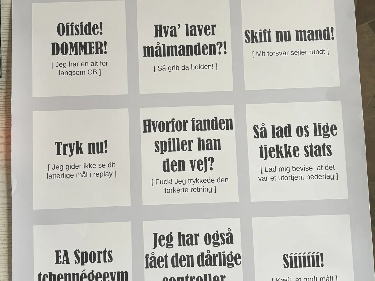 Billede 1 - FIFA-spilleren plakat