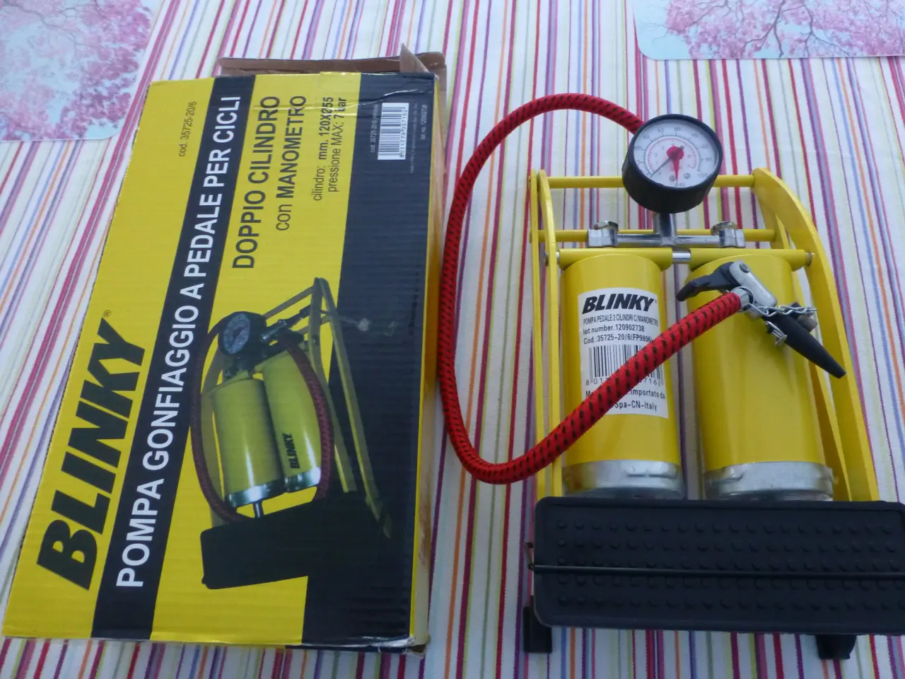 Billede 1 - Pumpe til cykel 7 bar